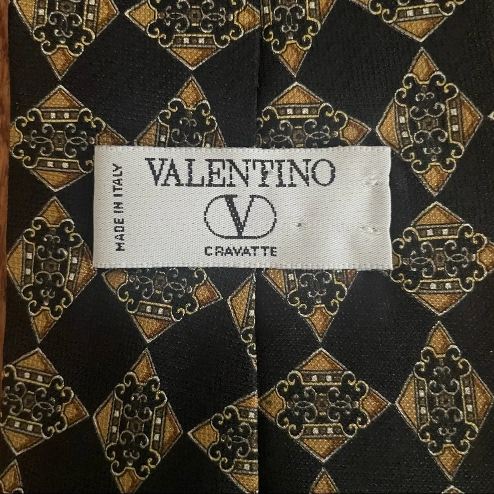 Valentino Cravatte silk tie hand made in Italy - Picture 8 of 13